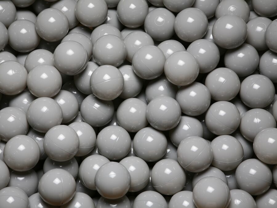 Baller til ballbasseng Ø 7 cm Grå