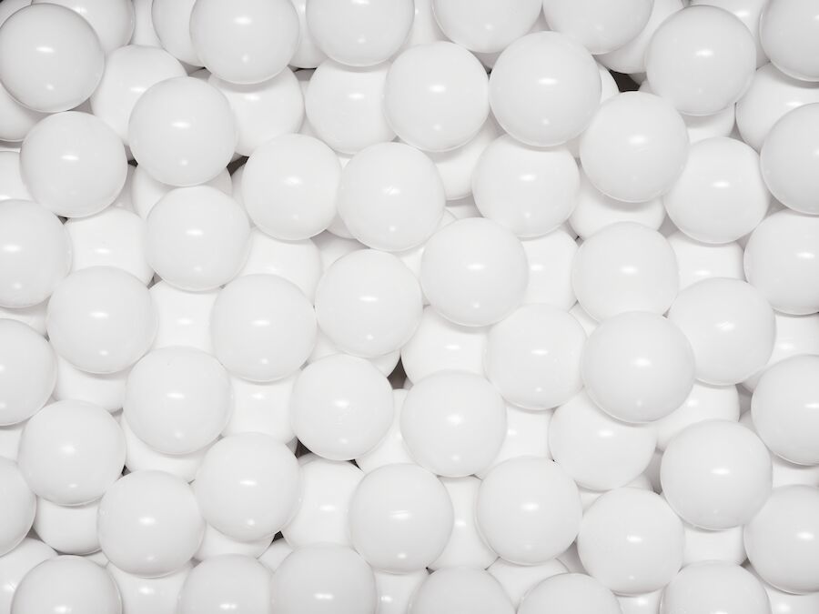 Baller til ballbasseng Ø 7 cm Hvit