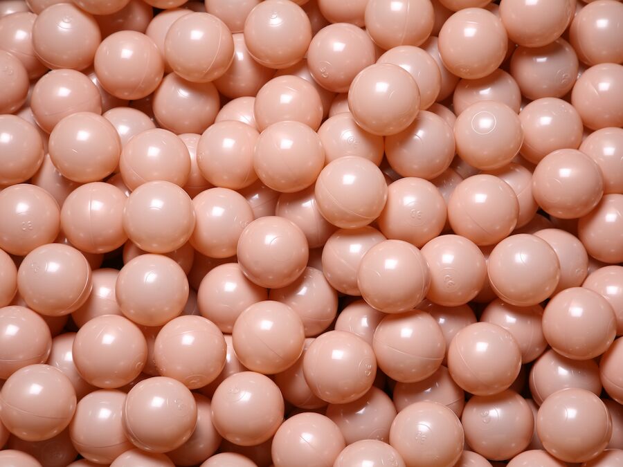 Baller til ballbasseng Ø 6 cm Pearl Tåkerosa