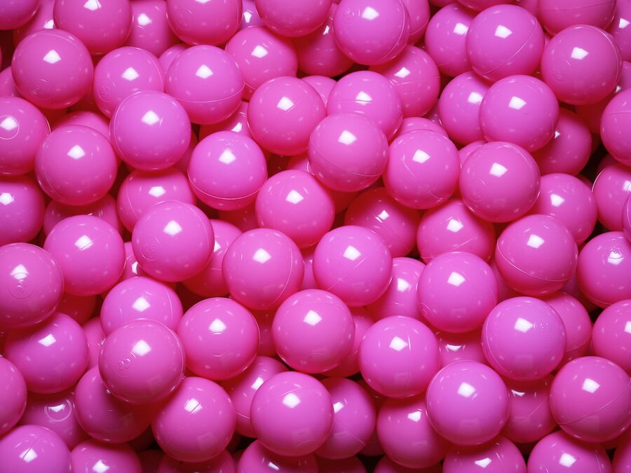Baller til ballbasseng Ø 7 cm Rosa