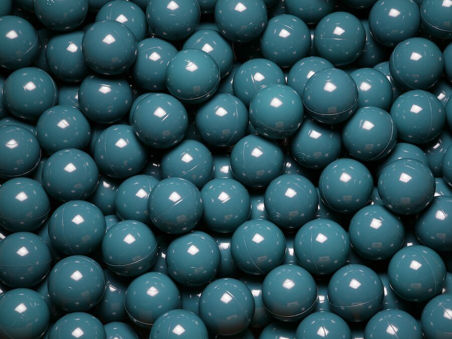 Baller til ballbasseng Ø 7 cm Blågrønn